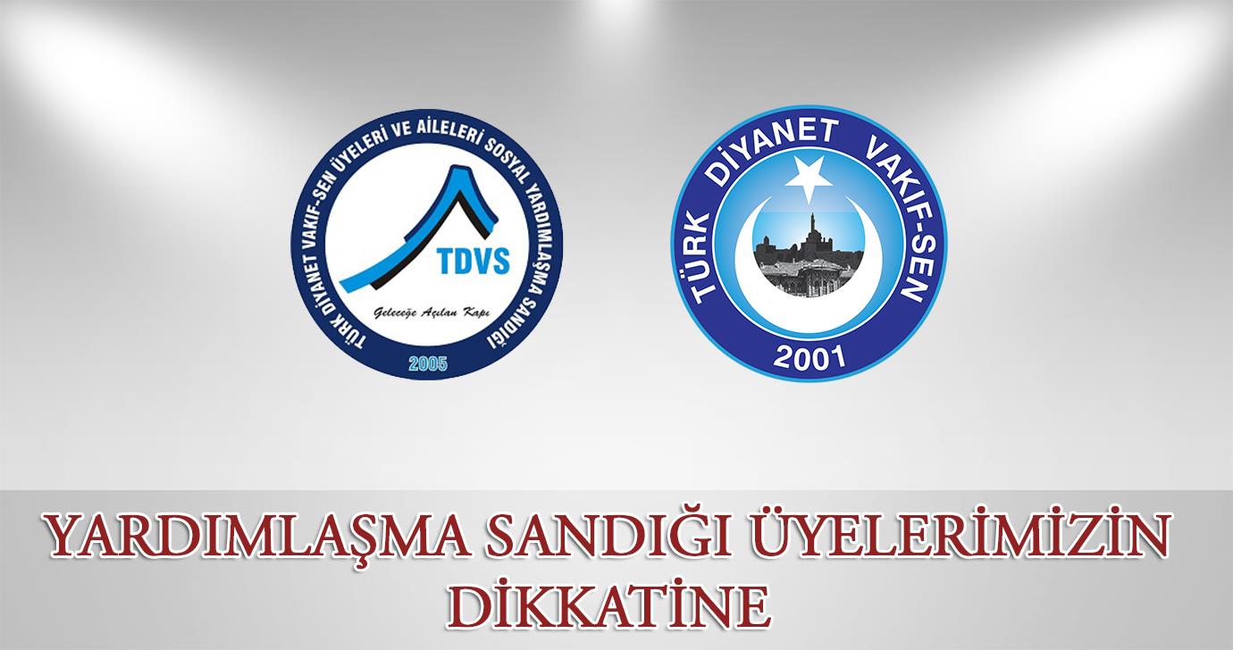 YARDIMLAŞMA SANDIĞI ÜYELERİMİZİN DİKKATİNE.</br>